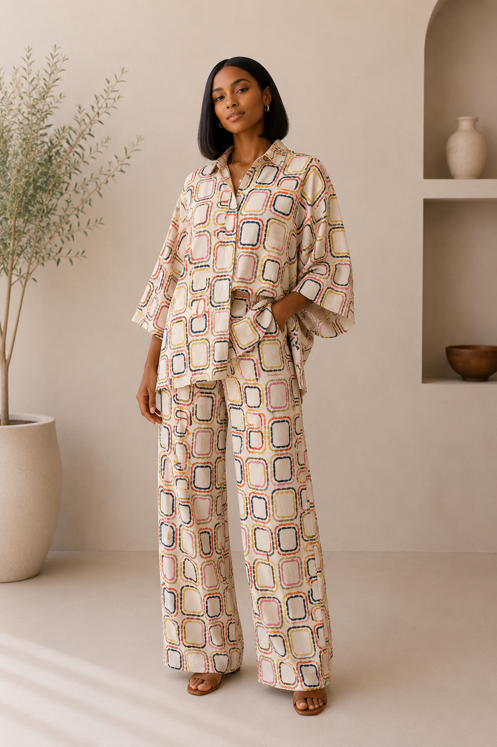 oversize 2 piece