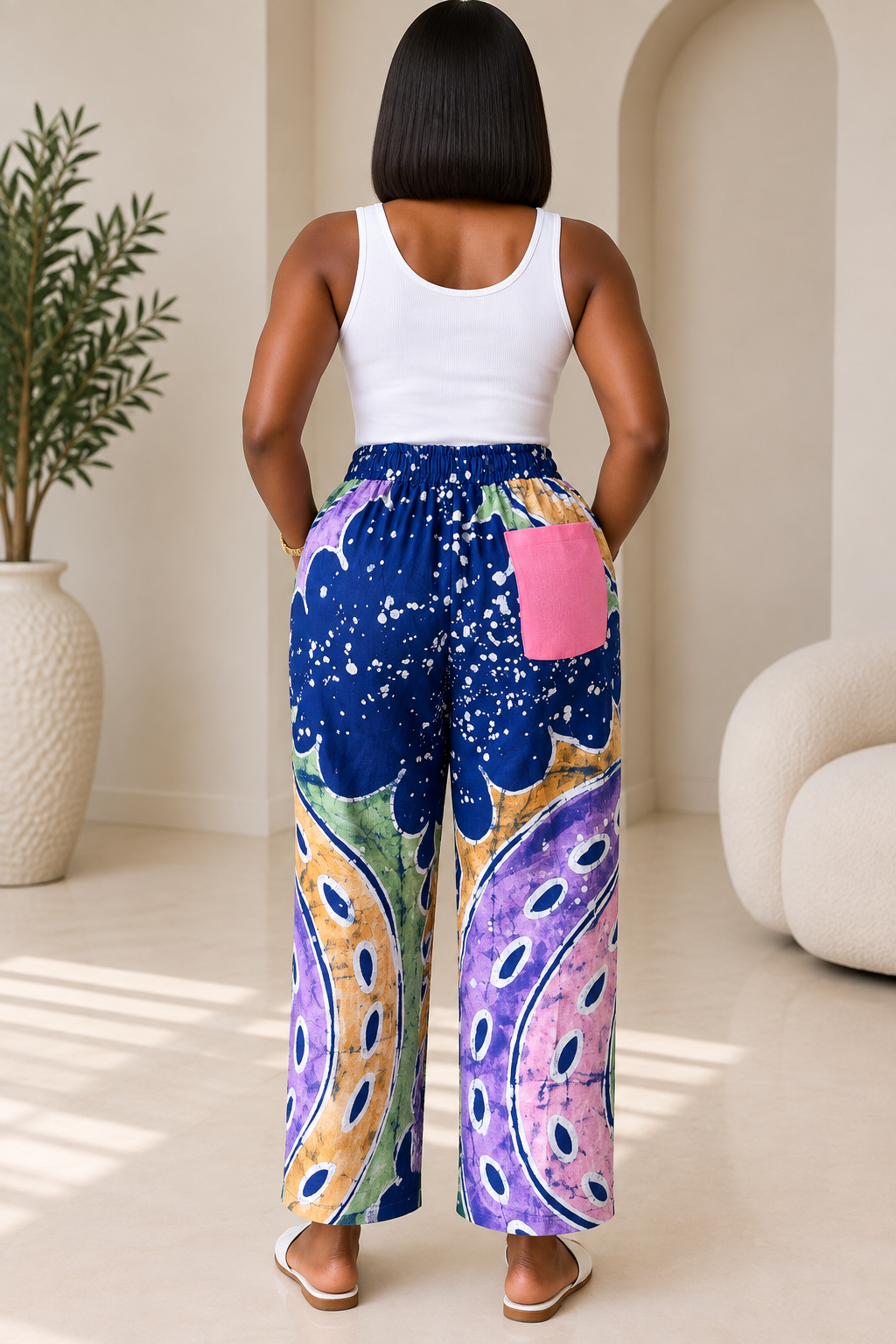 adire straight pant