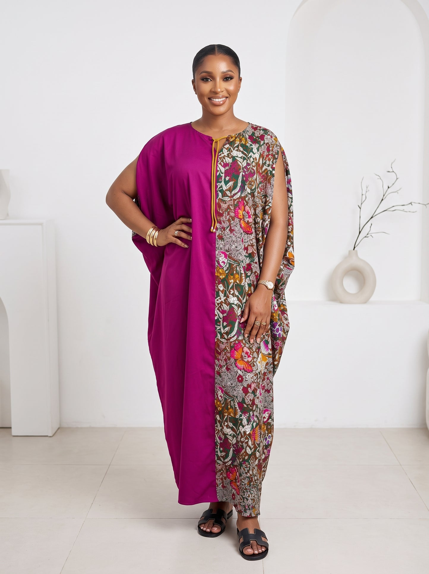 combo silk boubou