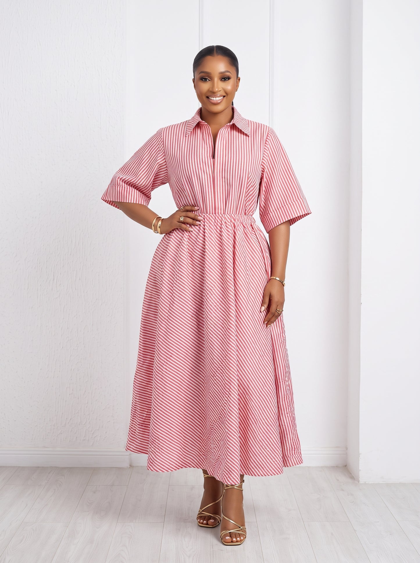 linen stripe 2 piece