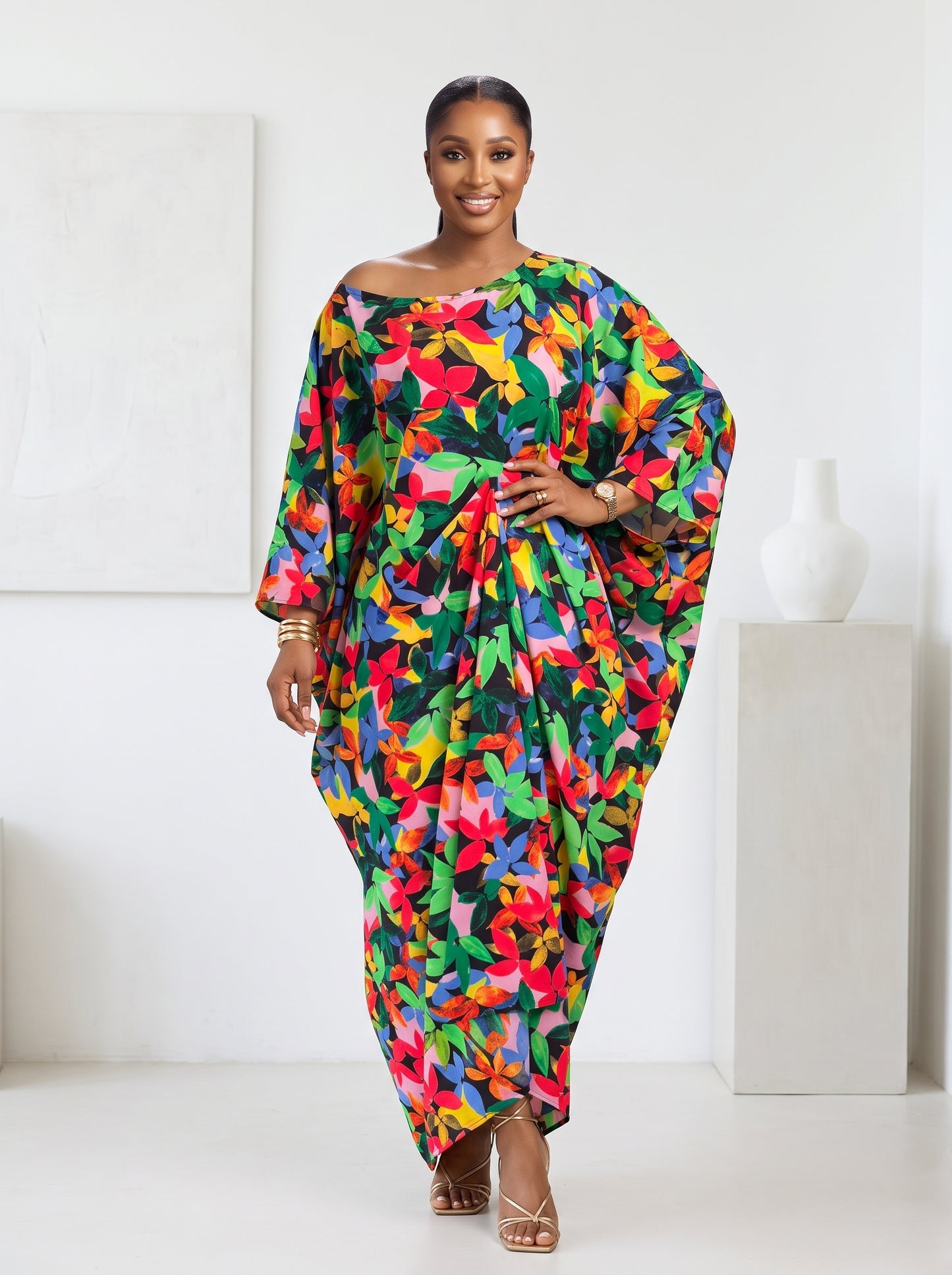 summer floral boubou