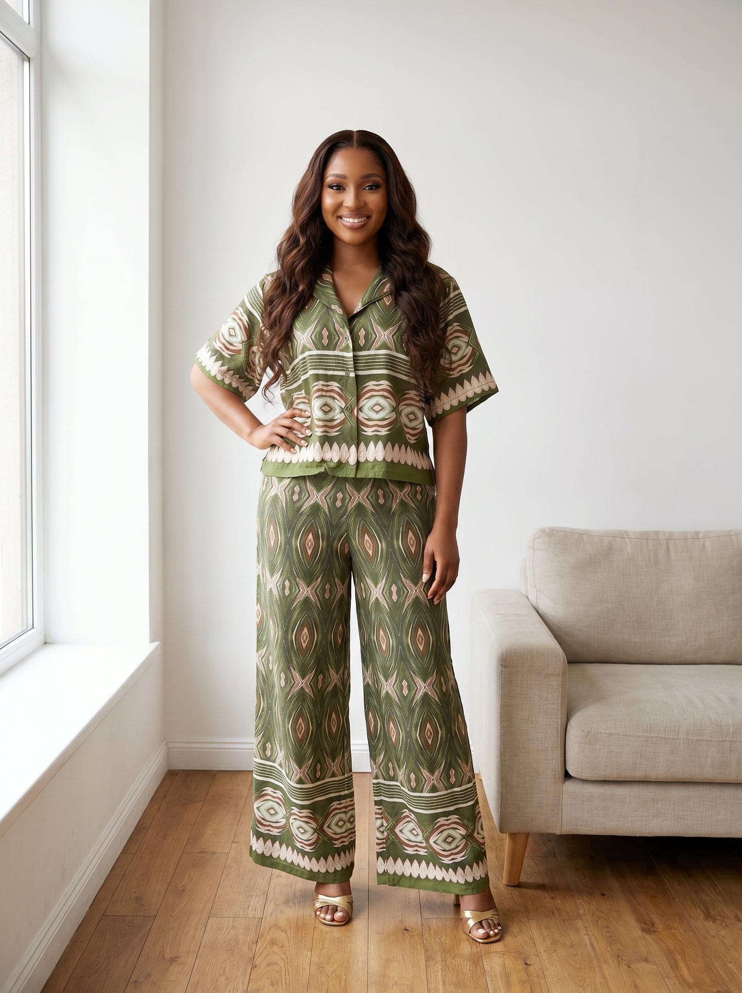 linen 2 piece