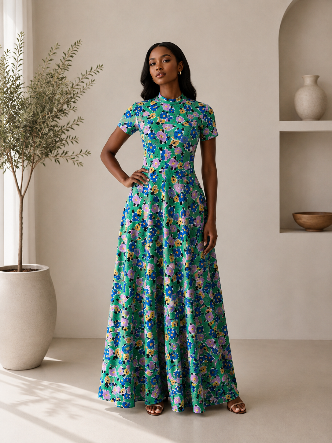 FLORAL MAXI