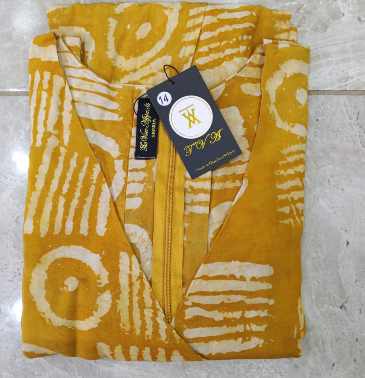 Adire wrap jumpsuit