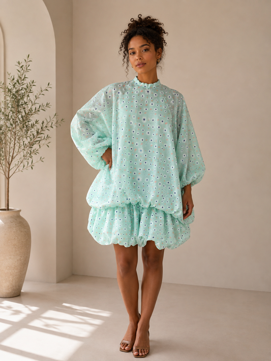 ballon organza dress