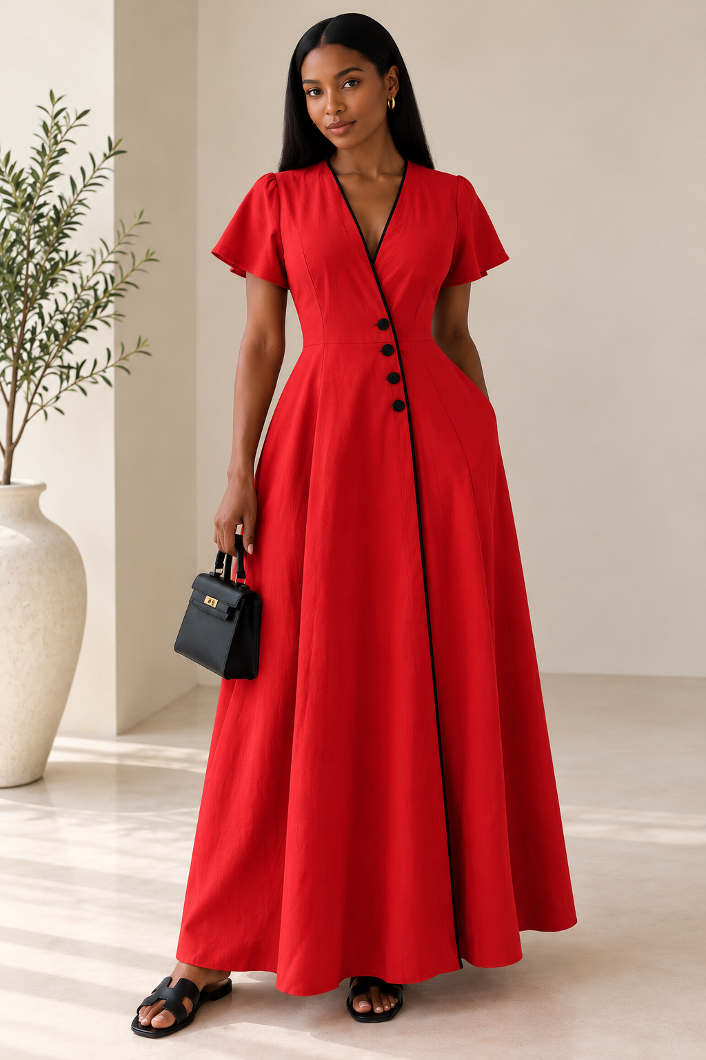 ONNA WRAP DRESS