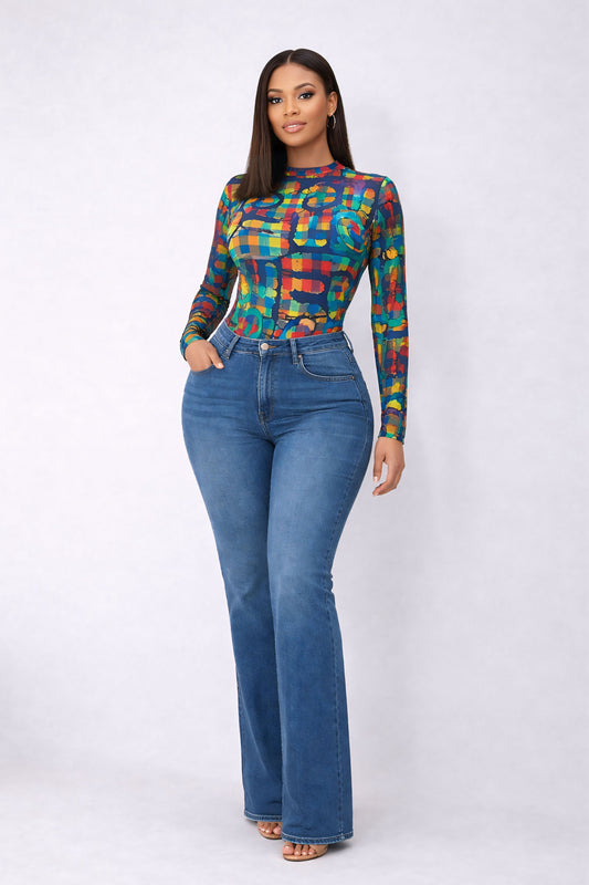 CHLOE MESH TOP