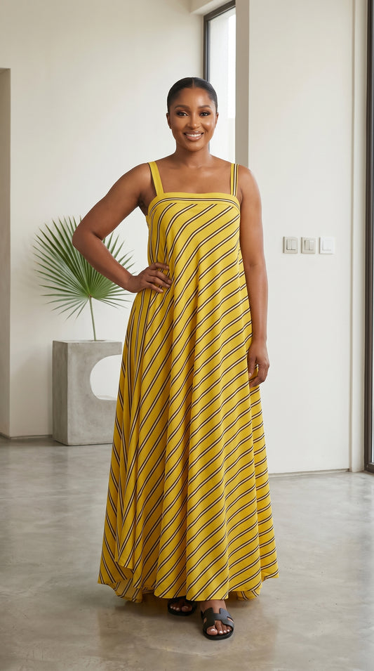 flowy shiffon maxi dress