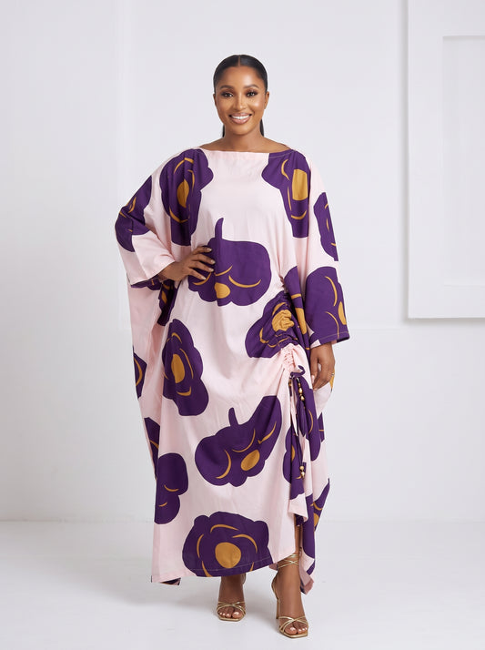 chiffon draw string boubou