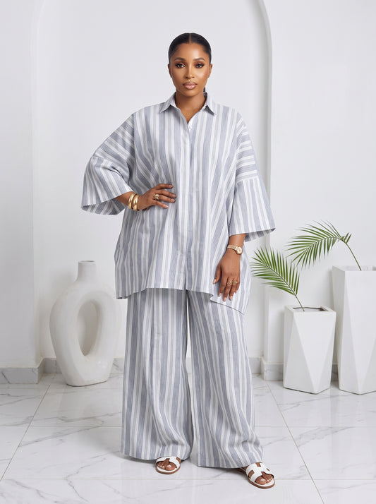 oversize linen 2 piece