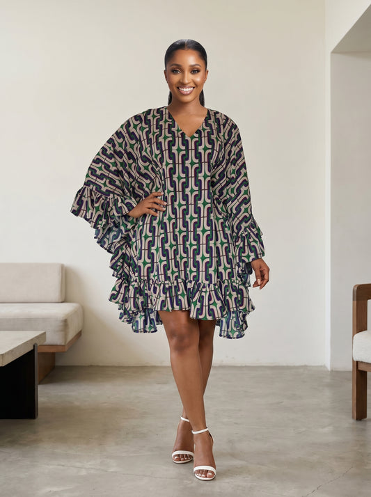 mini ruffle boubou