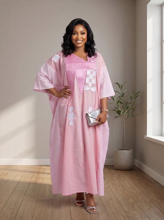 cotton EMBRIODERY boubou