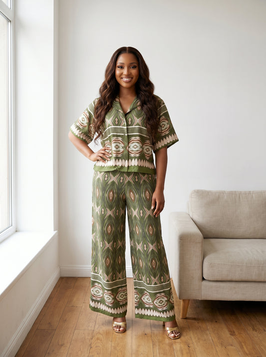 linen 2 piece