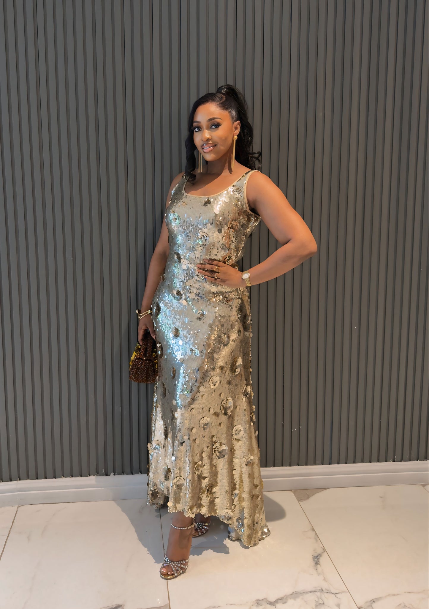 Noela sequin dress