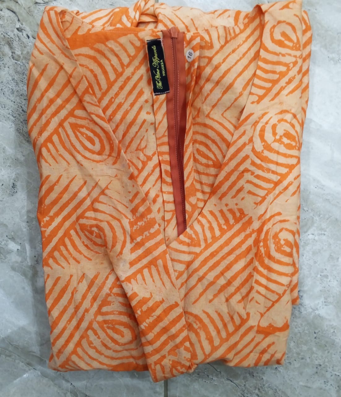 Adire wrap jumpsuit