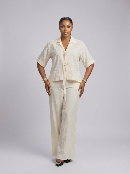 linen 2 piece